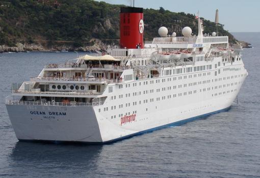 Ocean Dream fondeando en Villefranche (Riviera Francesa)